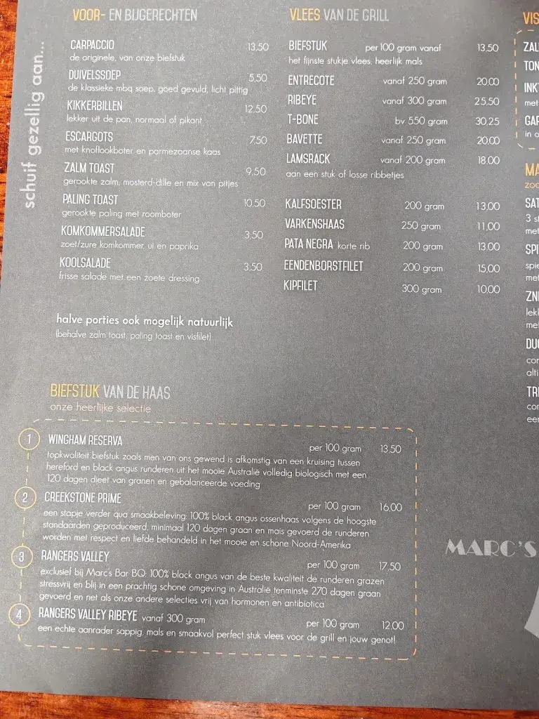 Menu_Marc's Bar 'BQ'_Uden_image_1
