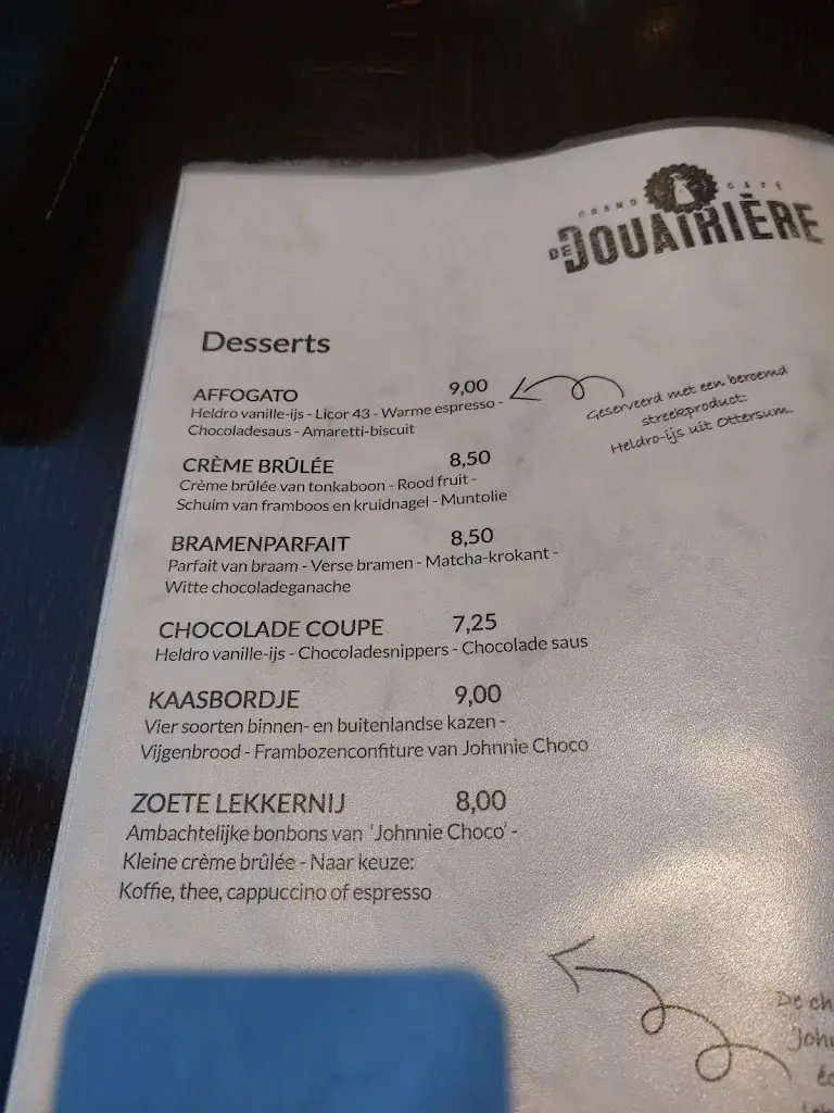 Menu_Grand Café De Douairière_Boxmeer_image_4