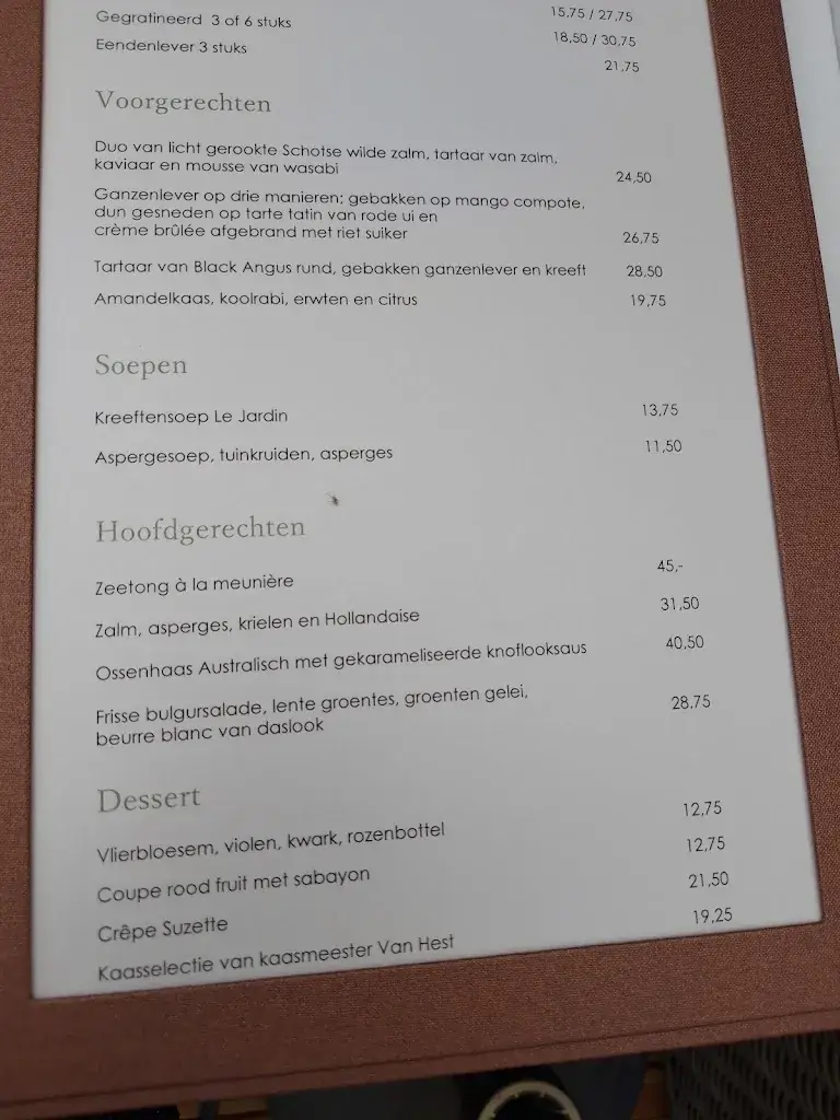 Menu_Restaurant Le Jardin_Rucphen_image_3