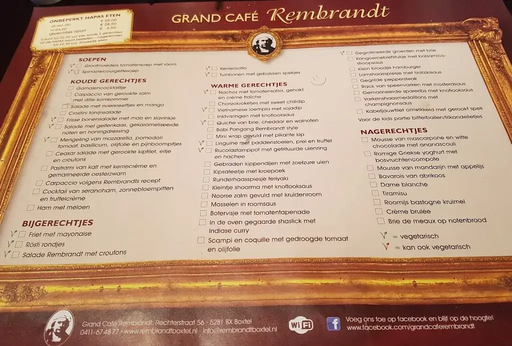 Menu_Grand Café Rembrandt_Boxtel_image_4
