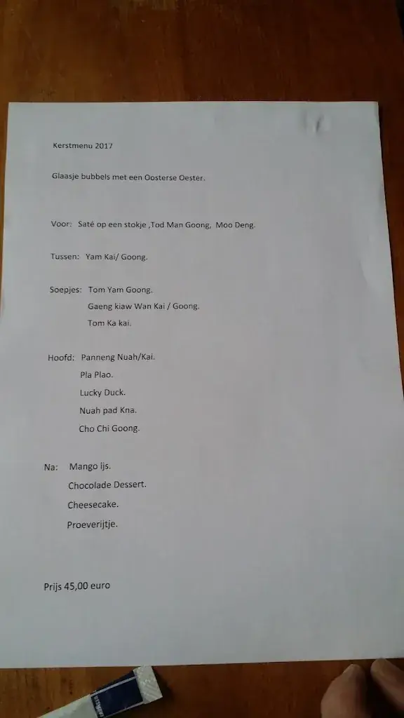 Menu_Kin Khao, Thais Restaurant_Boxtel_image_2