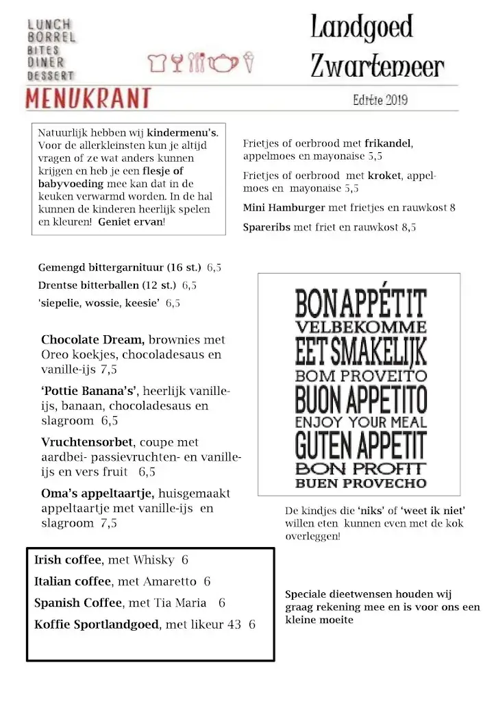 Menu_Restaurant Landgoed Zwartemeer_Zwartemeer_image_2