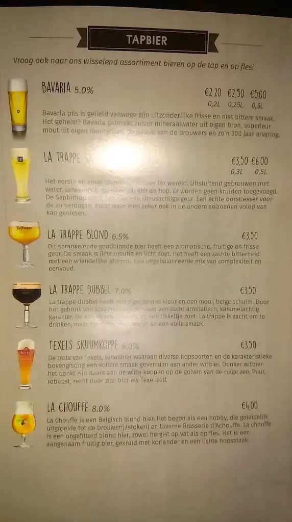 Menu_Café-Restaurant De Zwaan_Son_immagine_2