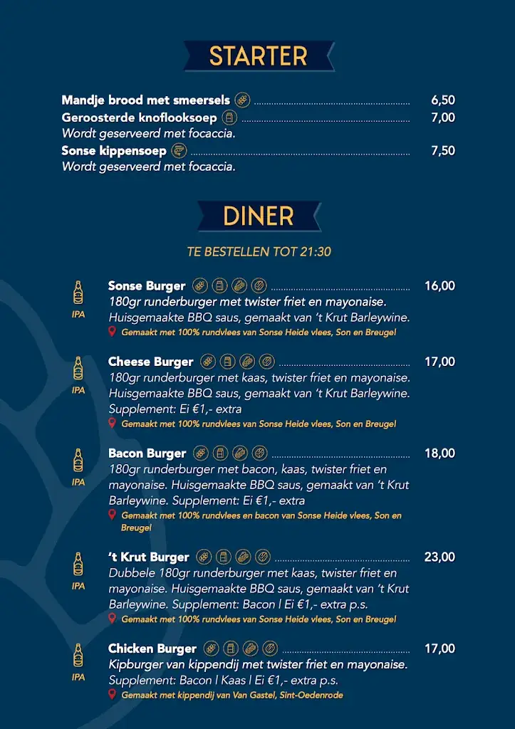 Menu_'t Krut Brouwerij, Proeflokaal en Restaurant_Son_image_3