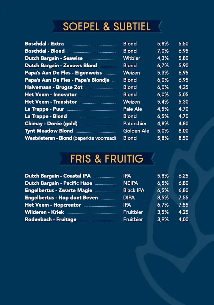 Menu_'t Krut Brouwerij, Proeflokaal en Restaurant_Son_image_4
