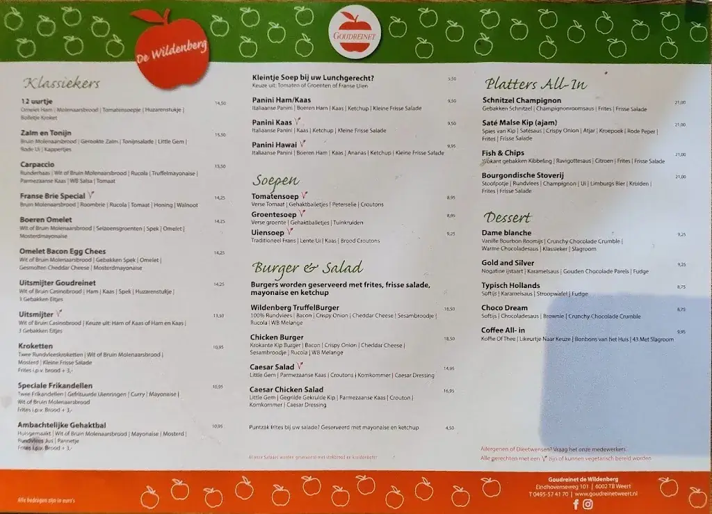 Menu_Restaurant Goudreinet de Wildenberg_Weert_image_1