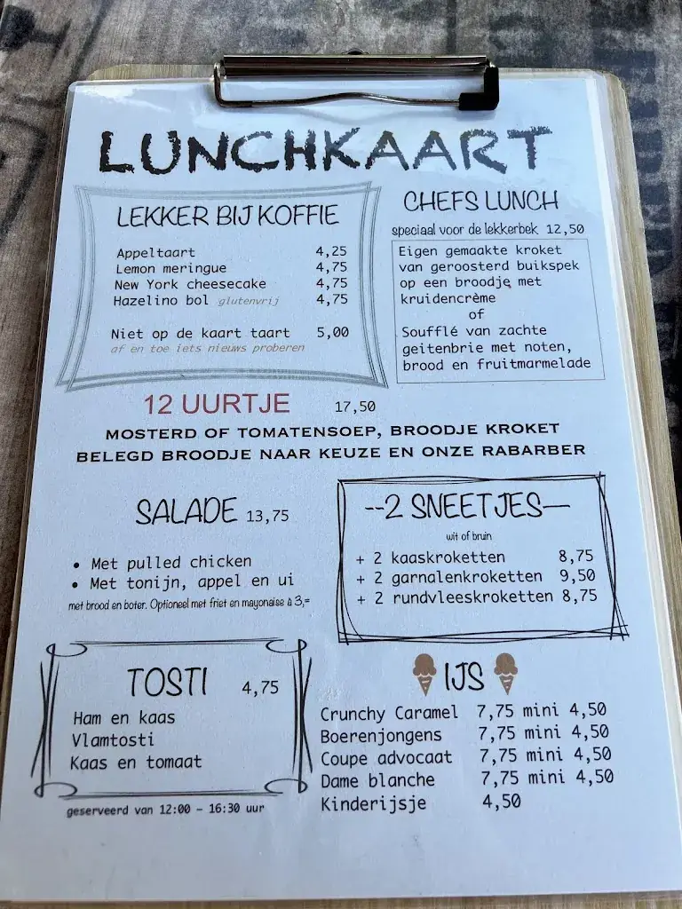 Menü_Restaurant De Tippe_Vledder_Bild_2