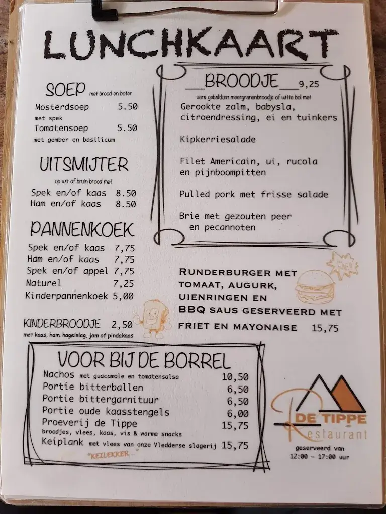 Menü_Restaurant De Tippe_Vledder_Bild_3