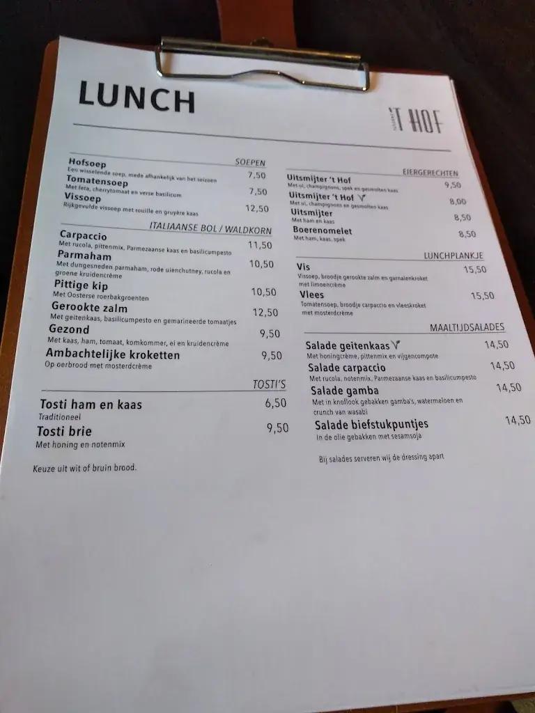 Menu_'t Hof van Máres_Maarheeze_image_1