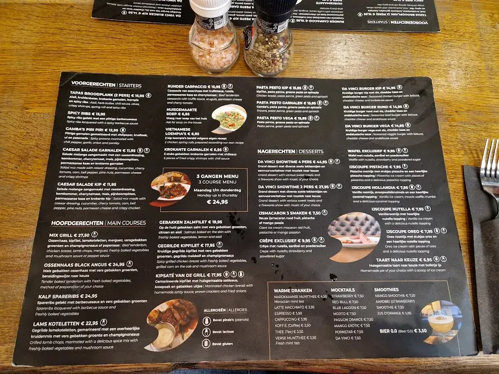 Menu_DaVinci Rotterdam_Rotterdam_immagine_2