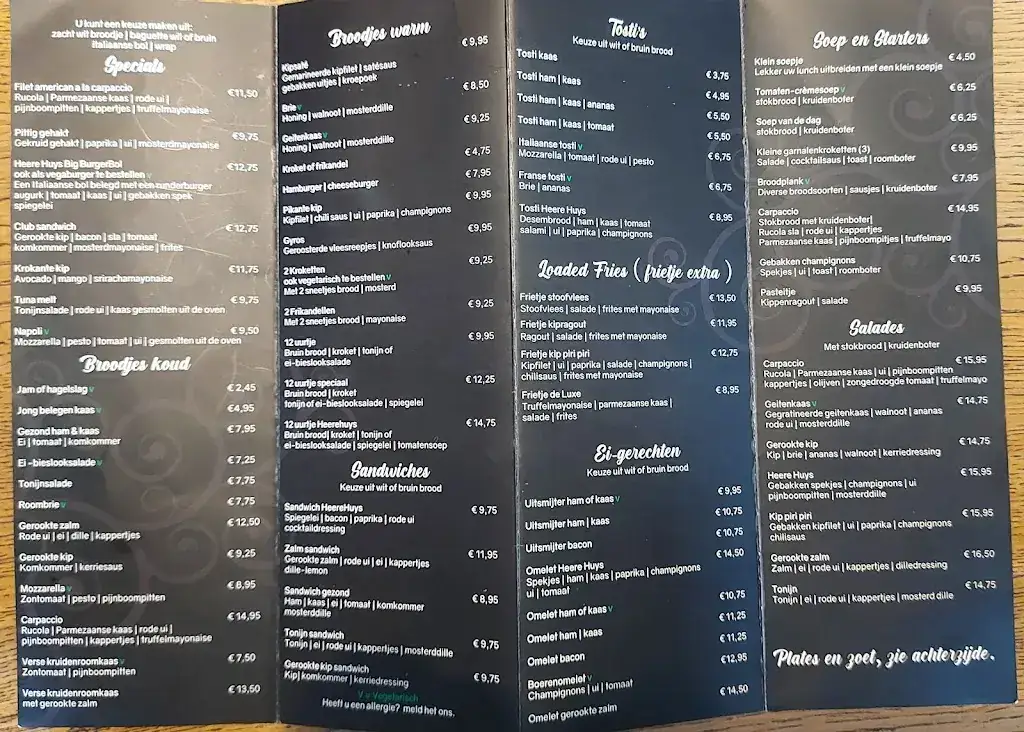Menu_Brasserie 't HeereHuys_Cuijk_imagen_1