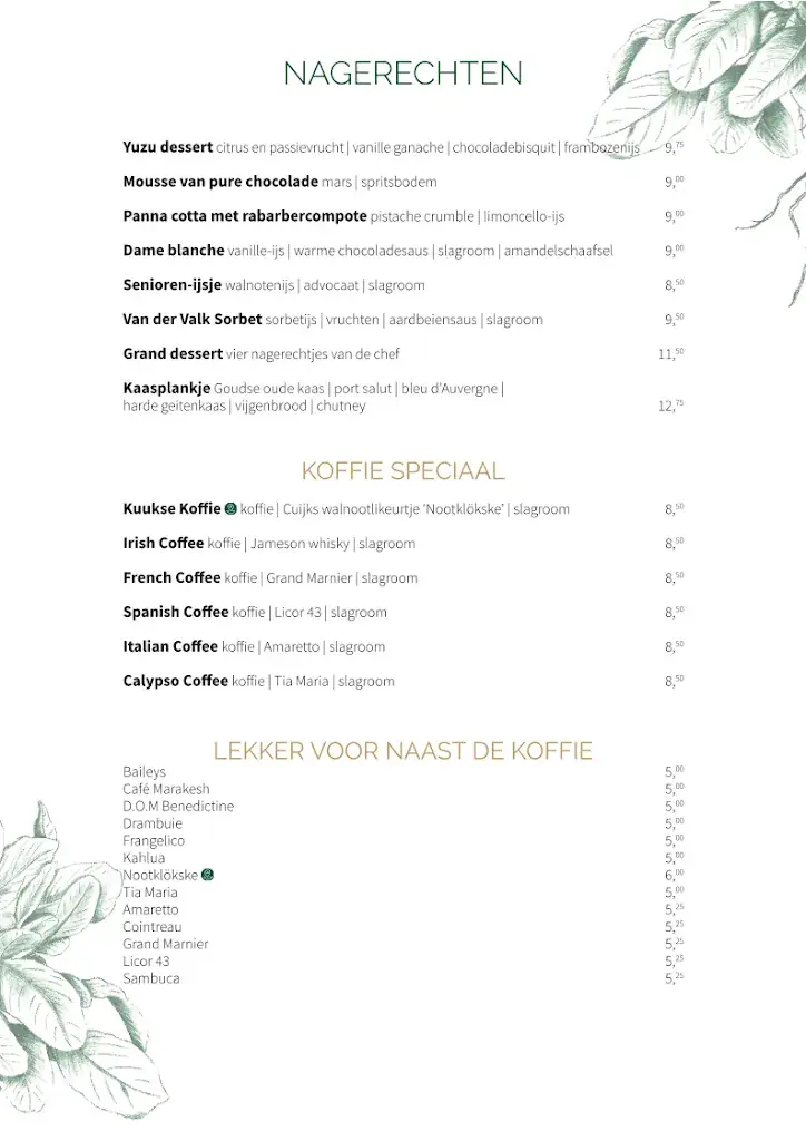 Menu_Van der Valk Hotel Cuijk-Nijmegen_Cuijk_immagine_3
