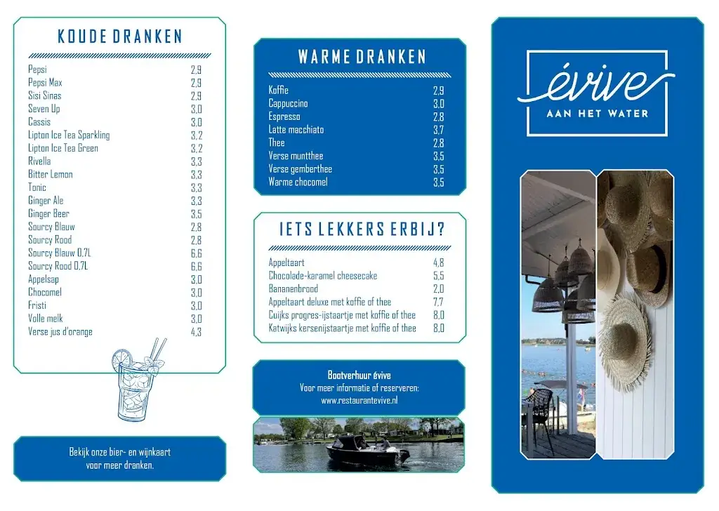 Menu_Strandpaviljoen évive aan het water_Katwijk_immagine_2
