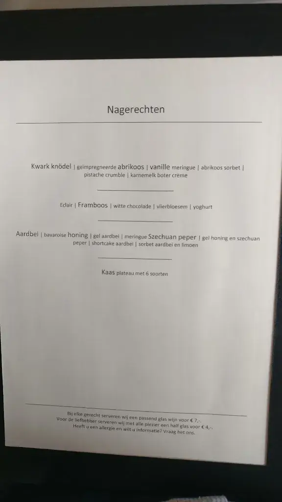 Menu_Restaurant de Aubergerie_Amersfoort_immagine_2