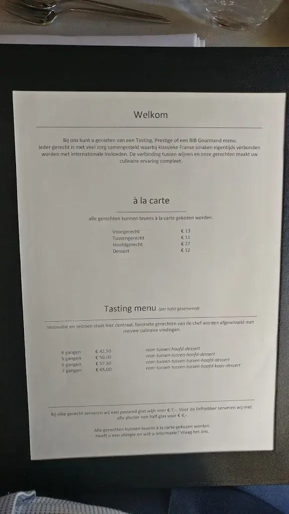 Menu_Restaurant de Aubergerie_Amersfoort_immagine_4