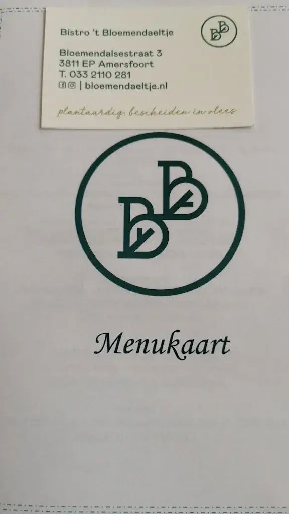 Menu_Restaurant Het Bloemendaeltje_Amersfoort_image_3