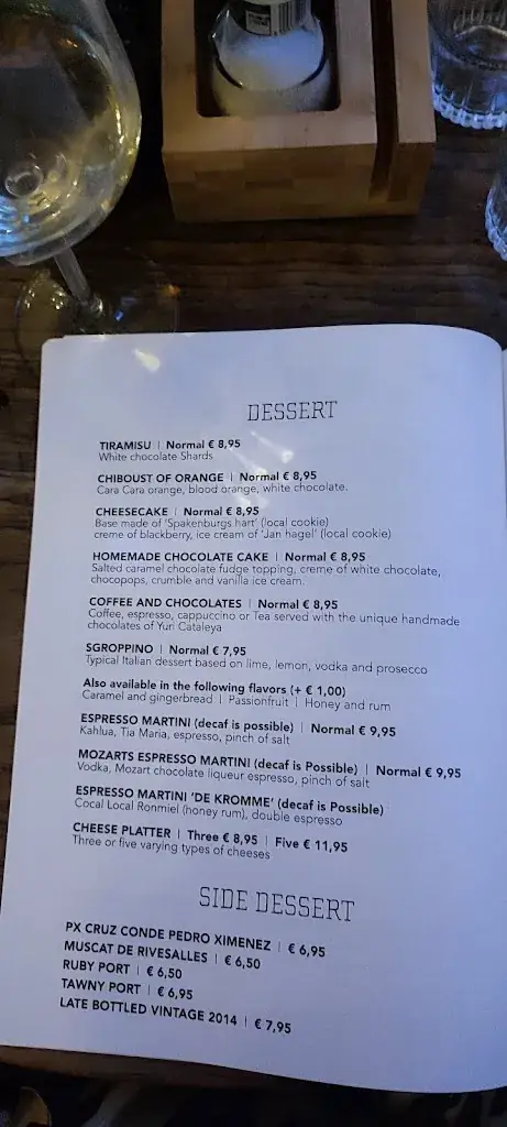 Menu_Grand Cafe de Kromme_Amersfoort_image_1