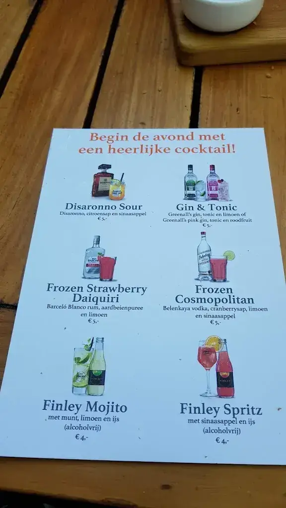 Menu_Humphrey’s Restaurant Amersfoort_Amersfoort_image_4