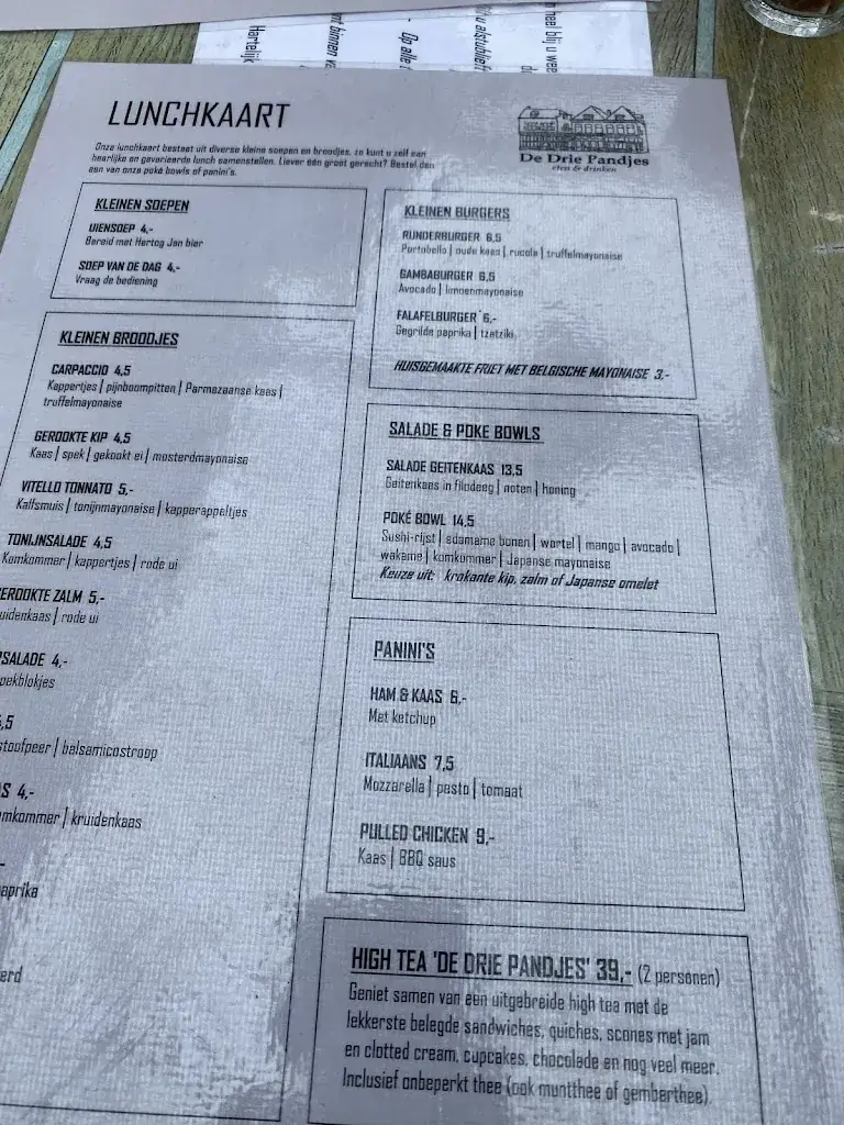 Menu_Restaurant In den Kleinen Hap_Amersfoort_image_1