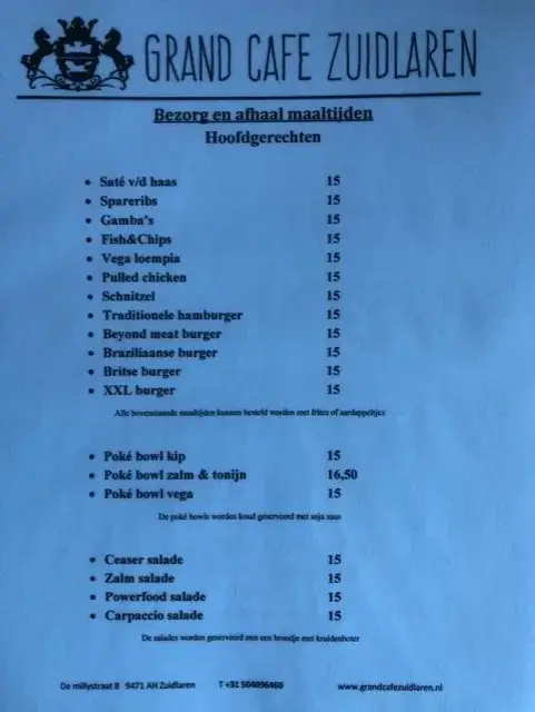 Menu_Grand Café Zuidlaren_Zuidlaren_image_2
