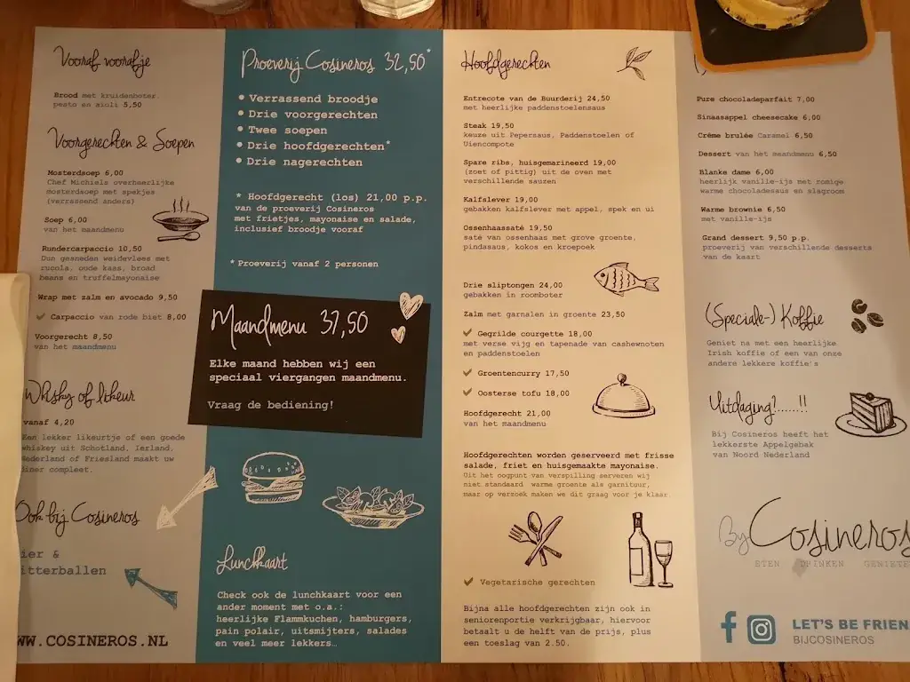 Menu_Bij Cosineros_Zuidlaren_image_3