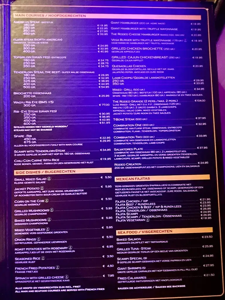 Menu_Rodeo Eindhoven_Eindhoven_image_3