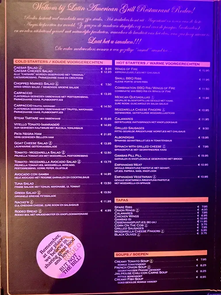Menu_Rodeo Eindhoven_Eindhoven_image_4