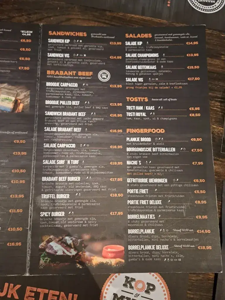 Menu_Brasserie Kop Of Munt_Gemert_image_1