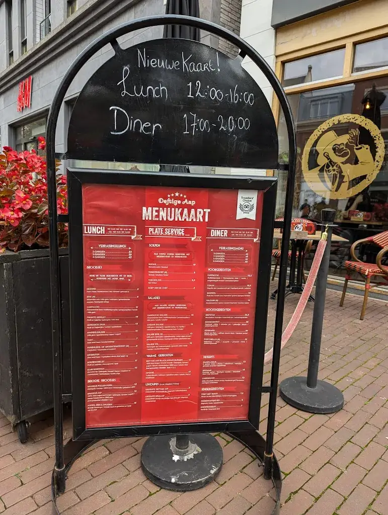 Menu_Stadsbrouwerij, restaurant Deftige Aap_Helmond_image_2