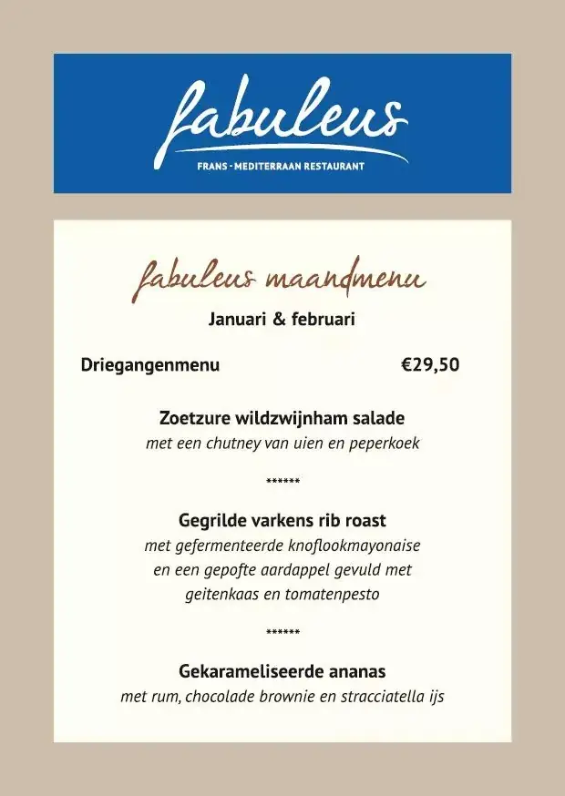 Menu_Restaurant Fabuleus_Zuidlaren_image_1