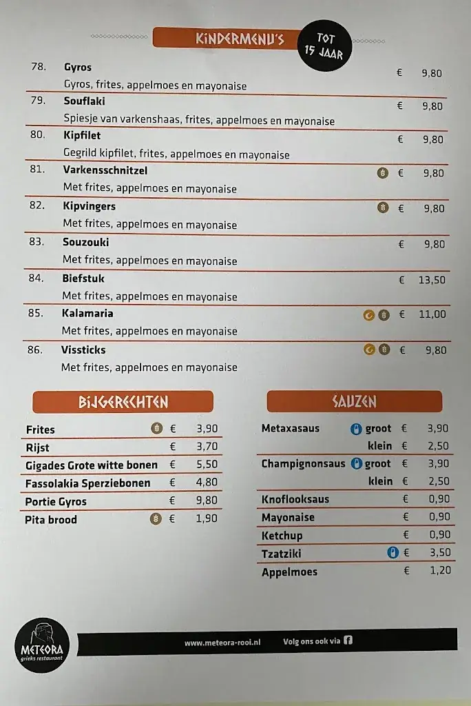 Menu_Restaurant Meteora_Sint-Oedenrode_imagen_1