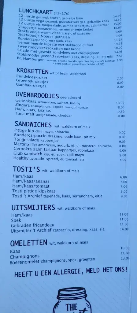 Menu_Brasserie 't Archief_Breda_image_1