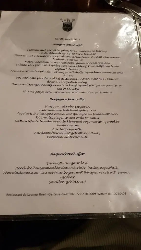 Menü_De Leemer Hoef_Waalre_Bild_1