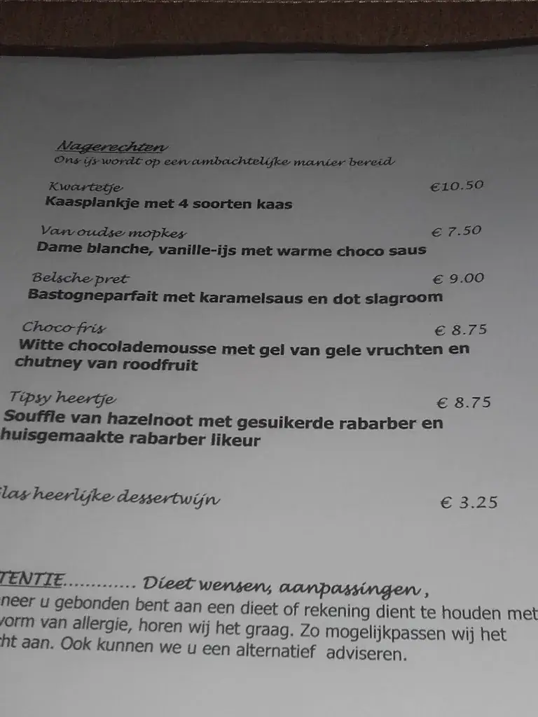 Menü_De Leemer Hoef_Waalre_Bild_3