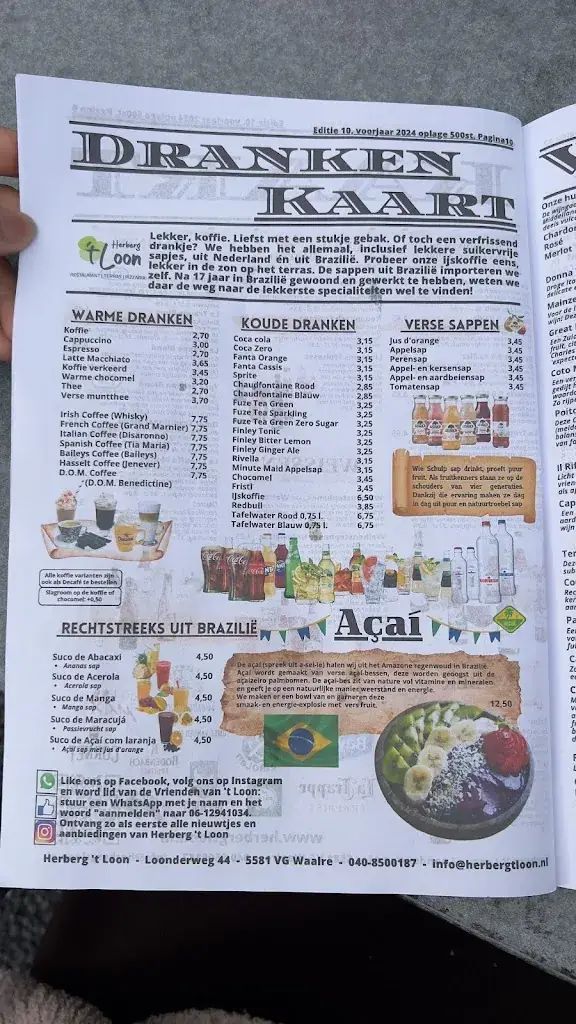 Menu_Waalre Pizza, Herberg 't Loon_Waalre_image_3