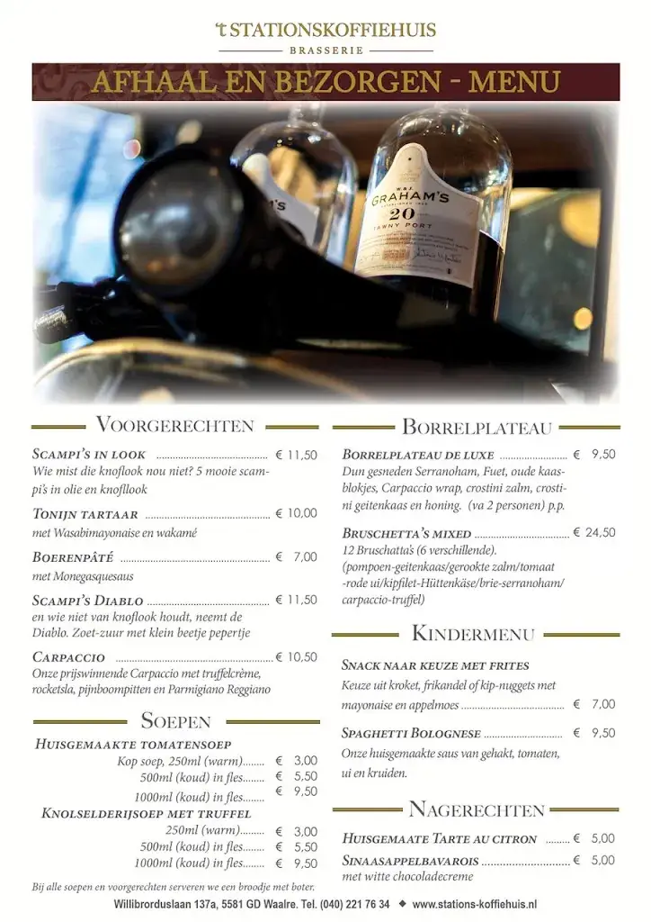 Menu_Brasserie 't Stationskoffiehuis_Waalre_image_1