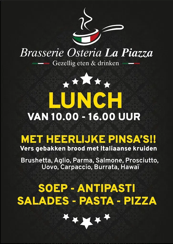 Menu_Pizzeria Ristorante Osteria La Piazza_Zuidlaren_image_1