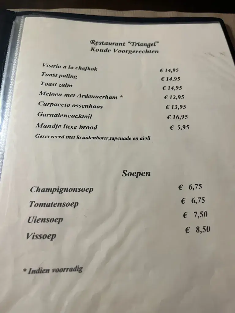 Menu_Restaurant Triangel_Raamsdonksveer_image_1