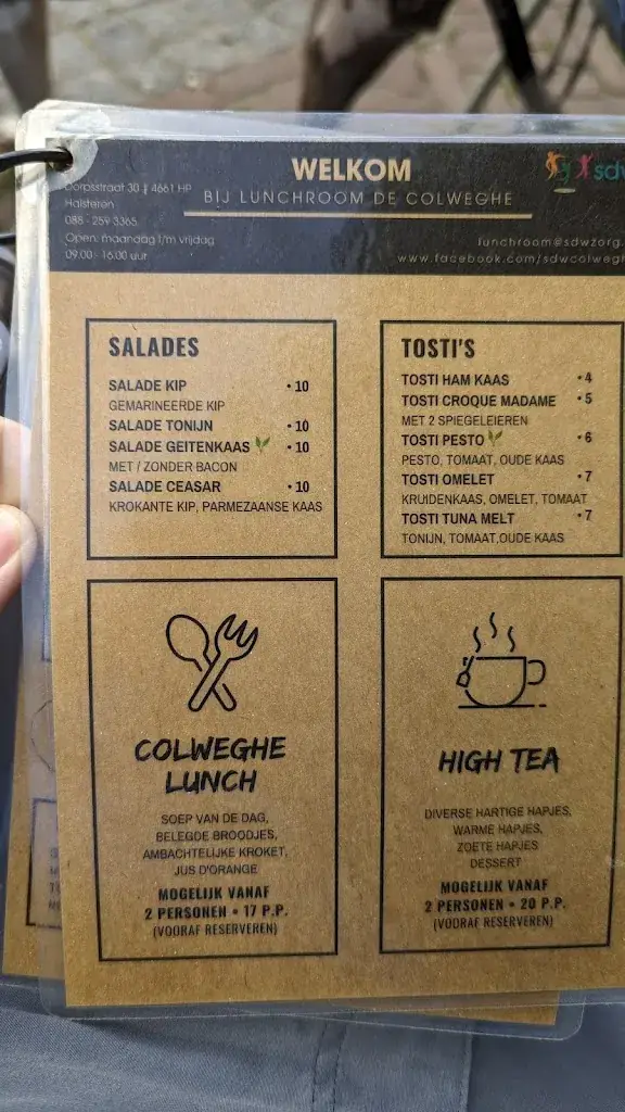 Menu_SDW Lunchroom The Colweghe_Halsteren_image_2