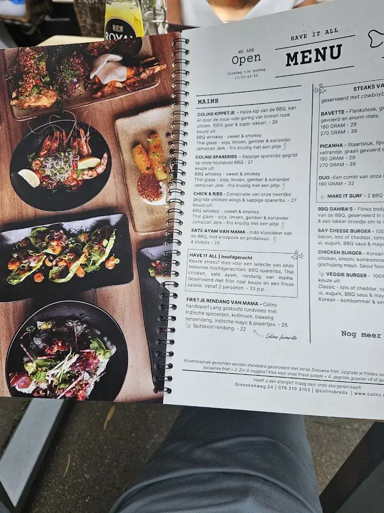 Menu_Restaurant Colins - Breda_Breda_image_1