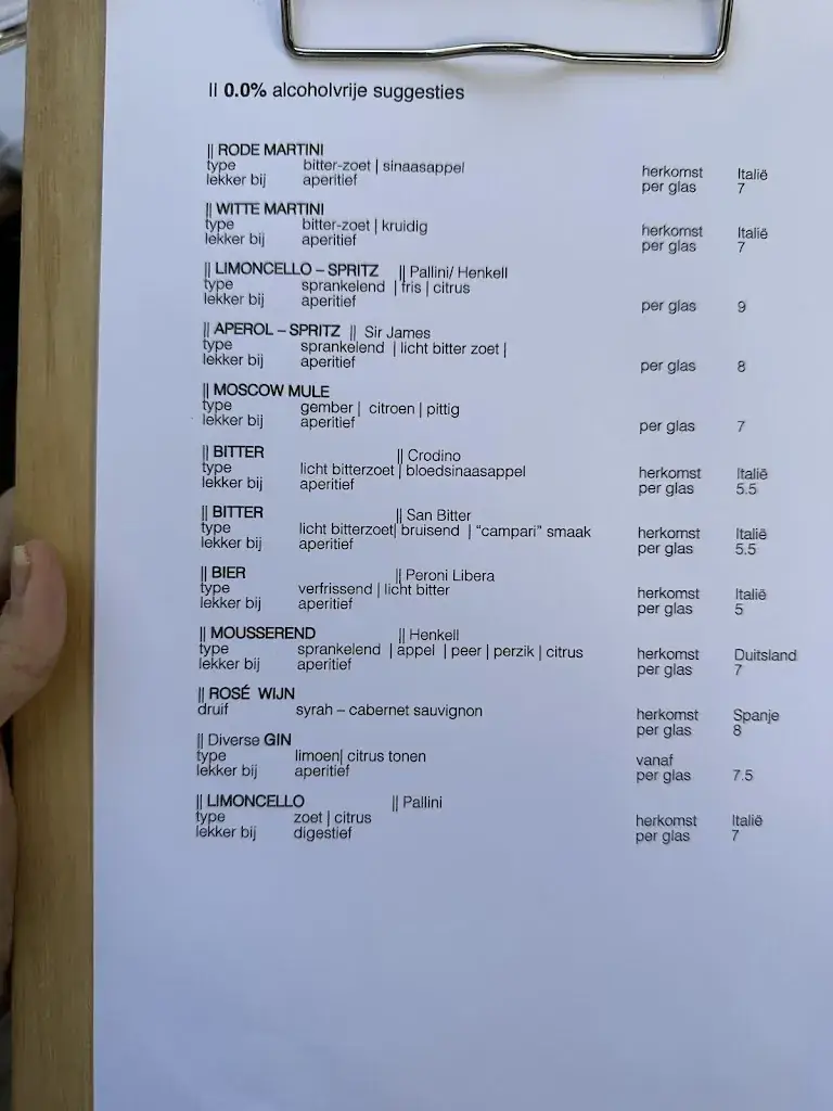 Menü_Al Dente Ristorante Italiano_Breda_Bild_2