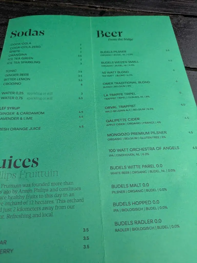 Menu_Piet Hein Eek Green Restaurant_Eindhoven_image_1