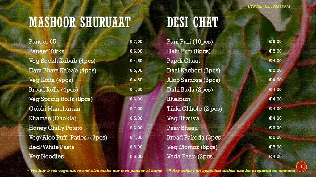 Menu_Kadhai Queens_Eindhoven_image_1