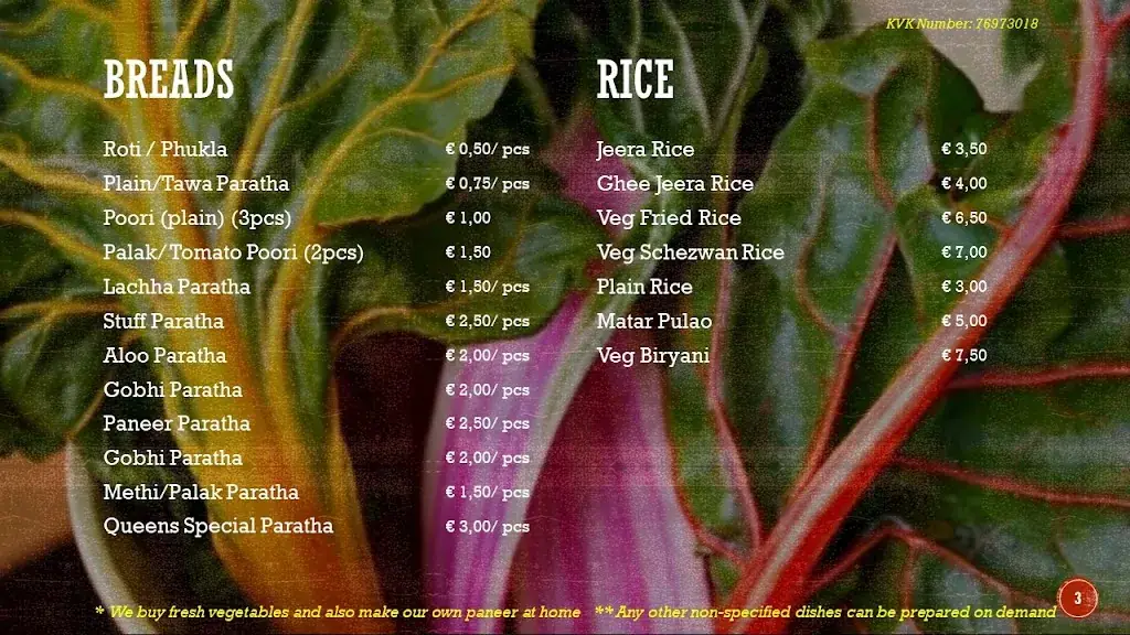 Menu_Kadhai Queens_Eindhoven_image_4
