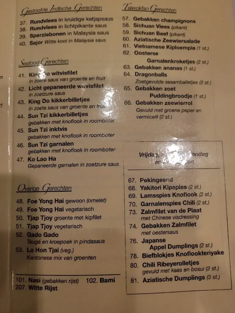 Menü_Hoo Wah_Heesch_Bild_1