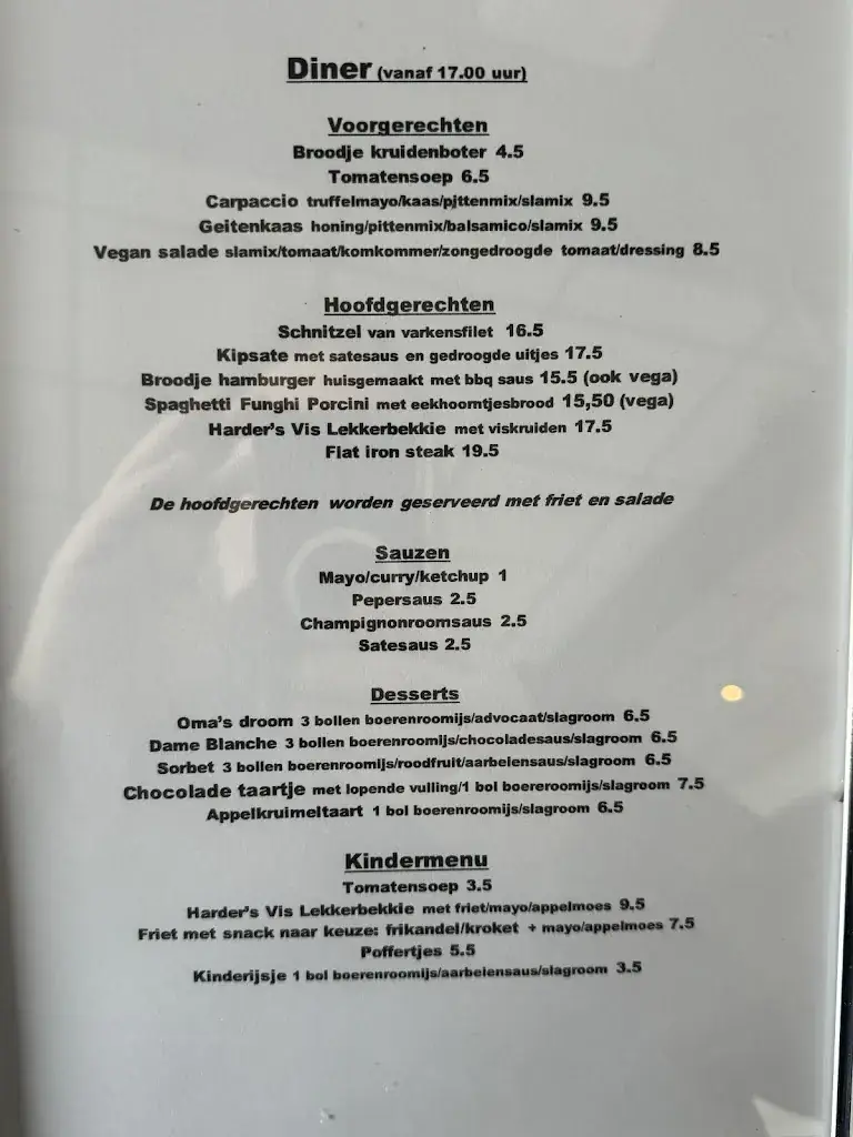 Menu_Beachhouse De Harder_Biddinghuizen_image_2