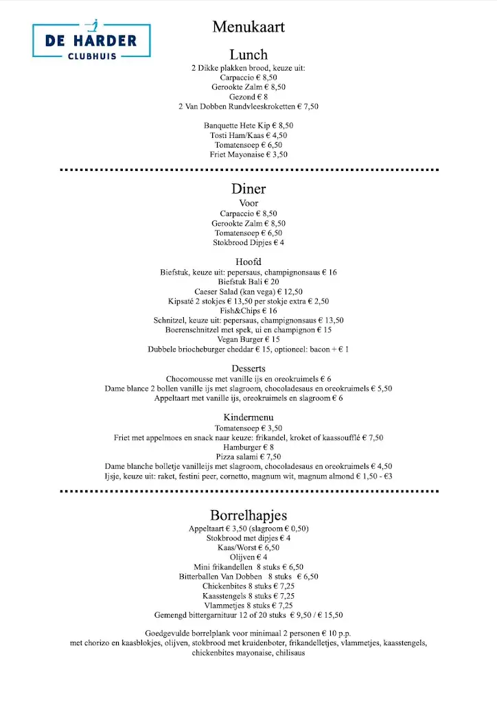Menu_Beachhouse De Harder_Biddinghuizen_image_4