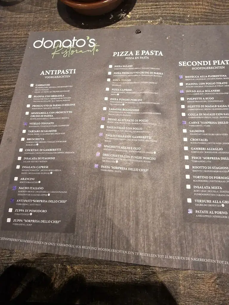 Menu_Donato's Gewoon bijzonder_Ravenstein_image_1