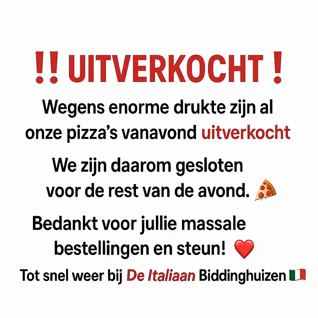 Menu_De Italiaan Biddinghuizen_Biddinghuizen_image_2