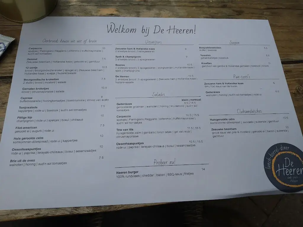 Menu_Grand café De Heeren - Helvoirt_Helvoirt_image_1